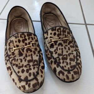 Sam Edelman leopard loafers